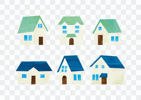 Green roof no. / Blue roof no. Green roof no. / Blue roof no.