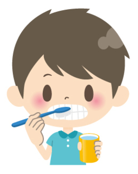 Elementary school low school boys * Health _ Toothbrushing Elementary school low school boys * Health _ Toothbrushing