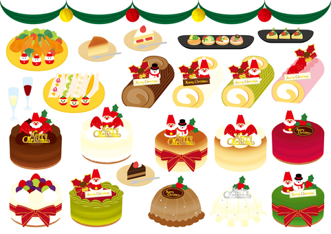 Christmas cake set Christmas cake set