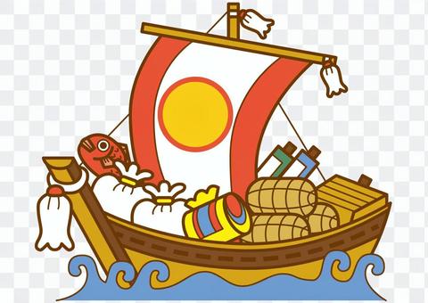 Treasure boat 4c Treasure boat 4c
