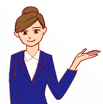 A woman in a suit A woman in a suit