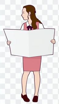 Reading newspaper OL Reading newspaper OL