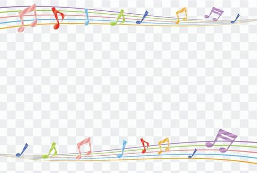 Frame of a note Frame of a note