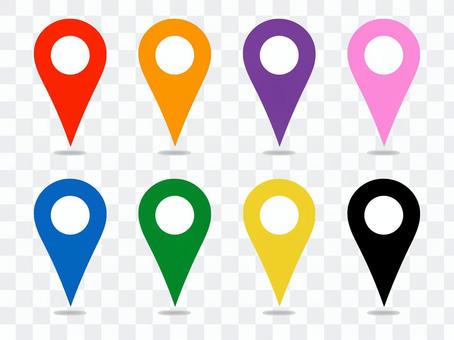 Map pin pin map with white circle shadow Map pin pin map with white circle shadow