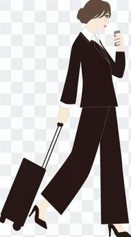 Carryback business woman Carryback business woman