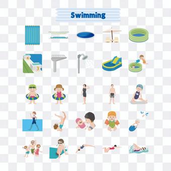 Swimming pack Swimming pack