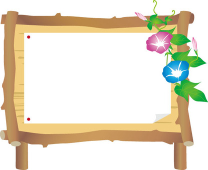 Morning glory bulletin board Morning glory bulletin board