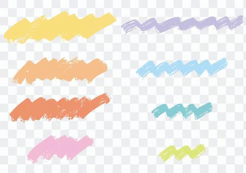 Paint title background set (8 types) Paint title background set (8 types)