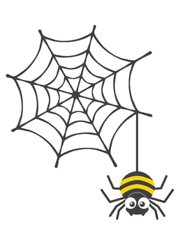 Spider web material Spider web material