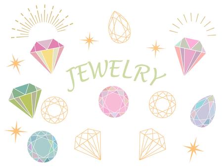 Fashionable jewelry set Fashionable jewelry set