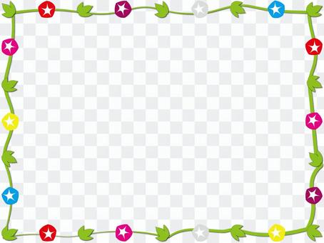 Morning glory frame Morning glory frame