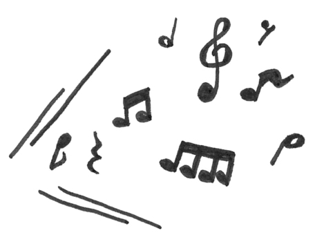 Musical note echoes Musical note echoes