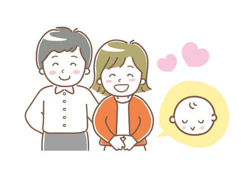 A couple with a baby in their stomach in early pregnancy 1 A couple with a baby in their stomach in early pregnancy 1