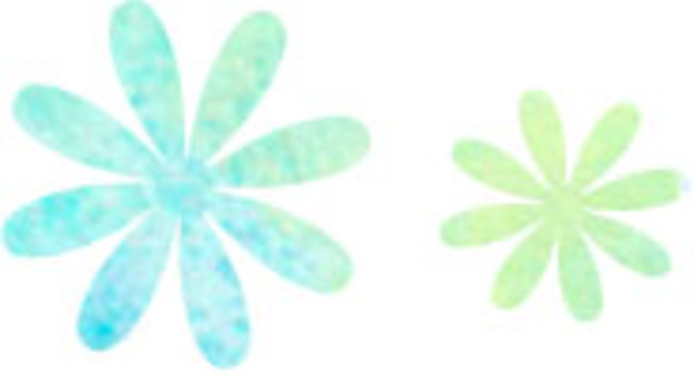 Water color flower light blue color Water color flower light blue color