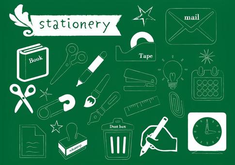 Blackboard stationery set Blackboard stationery set