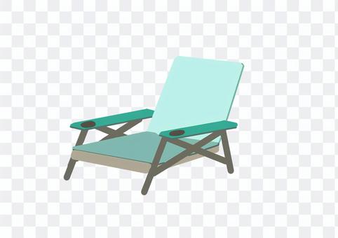 Illustration of a relaxing bench in the camp Illustration of a relaxing bench in the camp