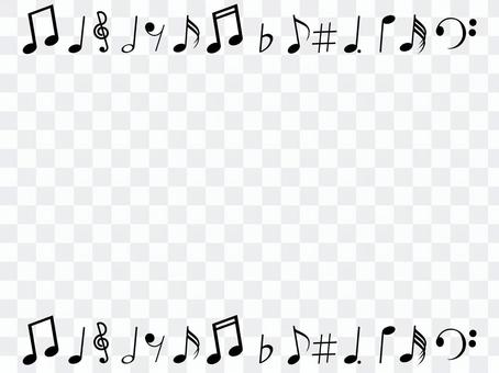 Musical note frame 2 Musical note frame 2