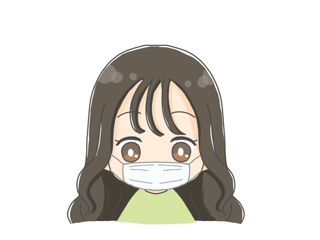 Pretty girl in mask Pretty girl in mask