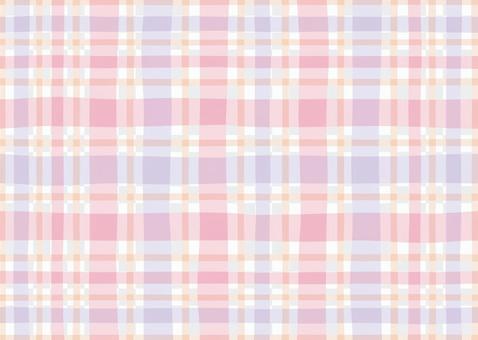 Plaid natural pink Plaid natural pink