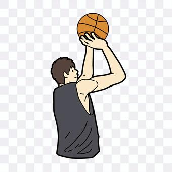 Men's basketball player to shoot Men's basketball player to shoot