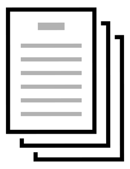 Word processor document icon Word processor document icon
