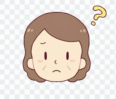 Expression - Question (middle-aged women) Expression - Question (middle-aged women)