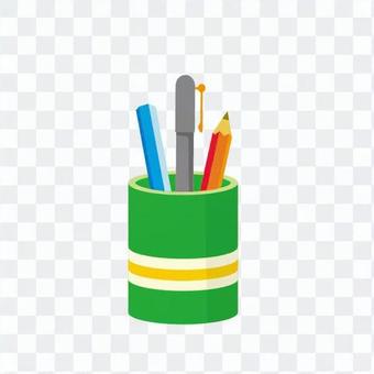 Pencil holder (green) Pencil holder (green)