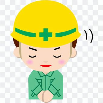 Construction worker _ upper body (thank you) Construction worker _ upper body (thank you)