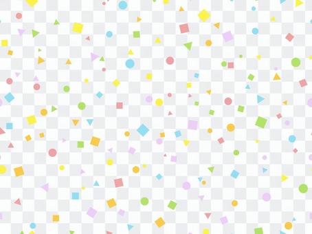 Colorful pattern round triangle square Colorful pattern round triangle square