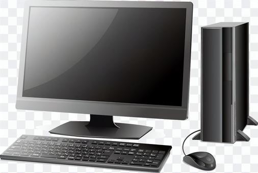 Real desktop computer set Real desktop computer set