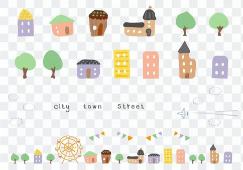 House and city material House and city material