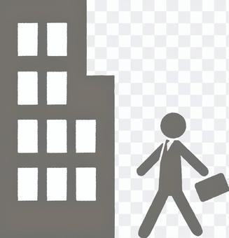 Salary man's pictogram Salary man's pictogram