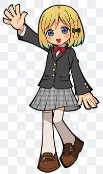Girl in uniform Girl in uniform