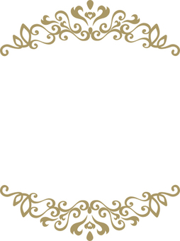 Decorated gold frame Decorated gold frame