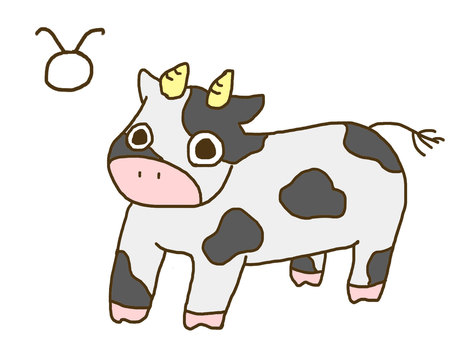 Horoscope fortune-telling Taurus illustration Horoscope fortune-telling Taurus illustration