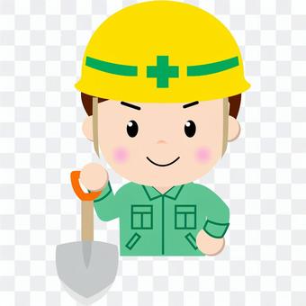 Construction worker _ upper body (scoop 2) Construction worker _ upper body (scoop 2)