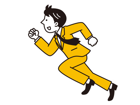 Businessman to dash Businessman to dash