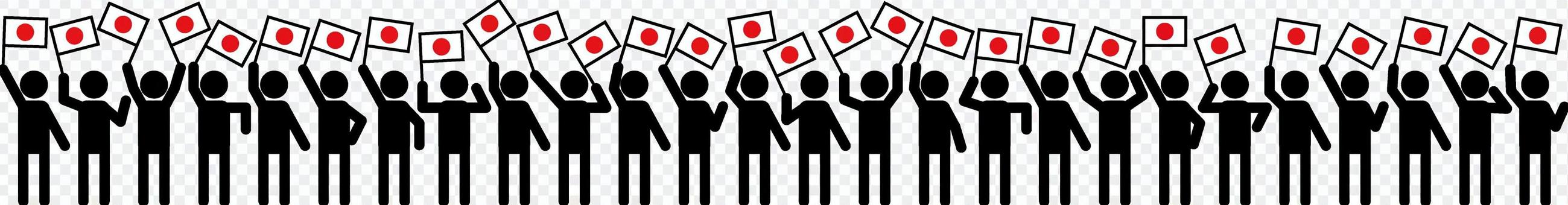 Good luck Japan Hinomaru People frame to support Good luck Japan Hinomaru People frame to support