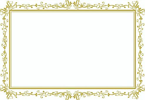 Elegant frame brown Elegant frame brown