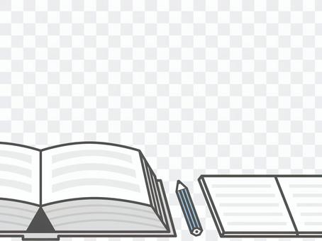 Books and notes, Writing utensils Books and notes, Writing utensils