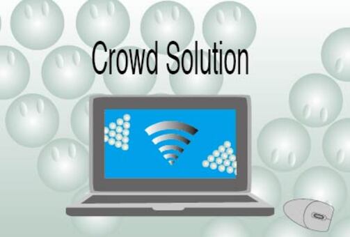 Advertisement banner for crowdsourcing Advertisement banner for crowdsourcing