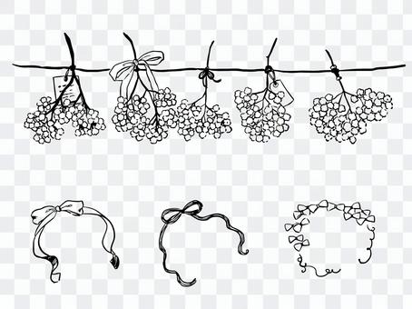 Gypsophila garland Gypsophila garland