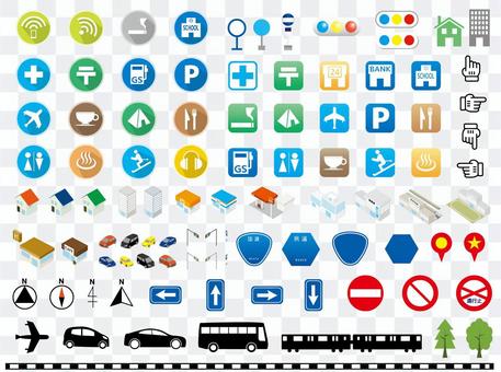 Map icon set 05 Map icon set 05