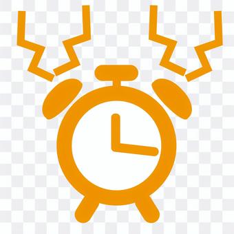 Alarm clock icon_orange Alarm clock icon_orange