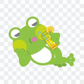 Frog (linger and drink lemonade) Frog (linger and drink lemonade)