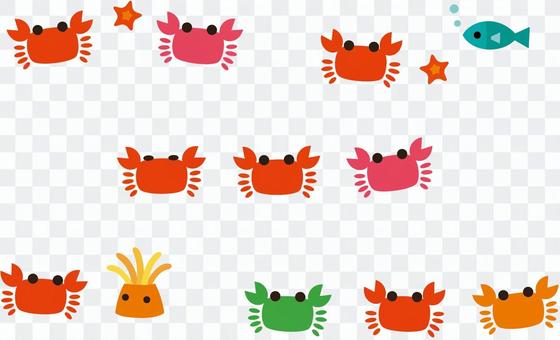 Various crab Various crab