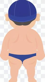 Swimmer (back view) Swimmer (back view)