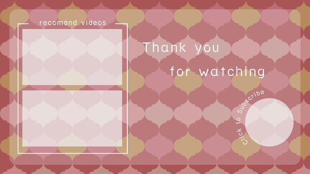 End card material for video distribution End card material for video distribution