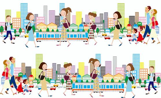 Town People Building Car Street Town People Building Car Street
