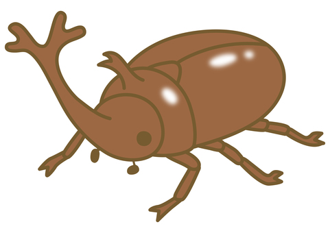 Illustration of a cute beetle Illustration of a cute beetle
